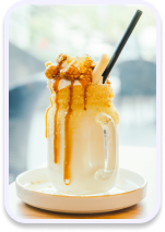 imagen de milkshake de caramelo